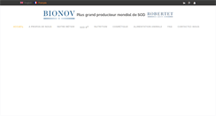 Desktop Screenshot of bionov.fr